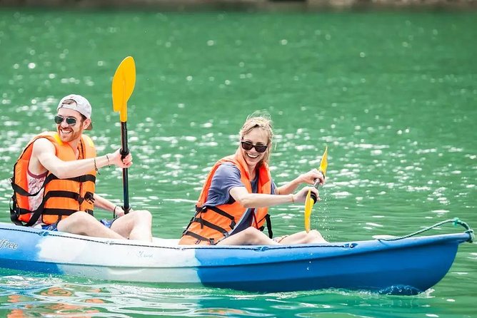 Halong Bay 1 Day Tour With Islands, Caves, Kayak & Transfer - Kayaking Adventure