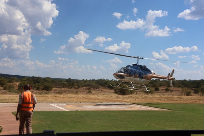 Helicopter Flight Over the Victoria Falls - Meeting and Pickup