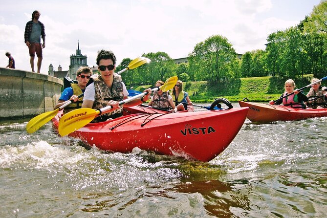 Kayaking in Neris River