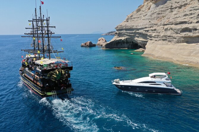 Kemer Pirate Boat Tour With Lunch, Soft Drinks & Transfer - Inclusions and Exclusions