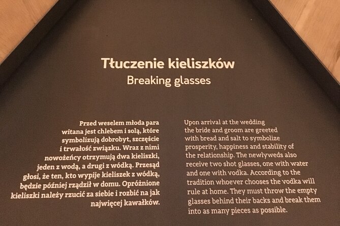 Lazienki Park + Polish Vodka Museum: SMALL GROUP TOUR /inc. Pick-up/ - Inclusions Overview