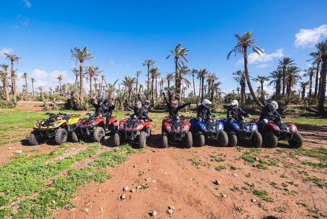 Majorelle Garden & Palmeraie Quad Biking: Marrakech Adventure - Inclusions and Amenities