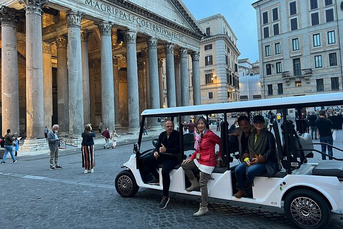Private Baroque Rome Guided Tour by Golf Cart - Inclusions and Options
