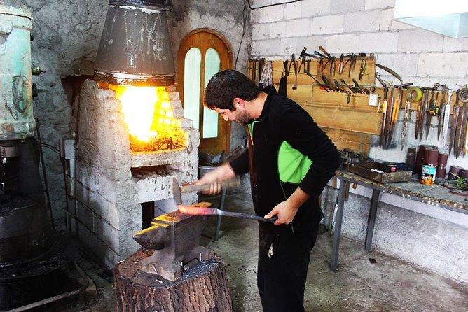 Private Day Tour With Sword & Wool Making Masterclasses + Natural Wine & Lunch - Tour Description