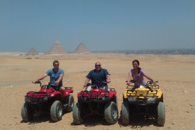Private Half Day Tour to Giza Pyramids & Sphinx Included Quad Bike Ride & Lunch