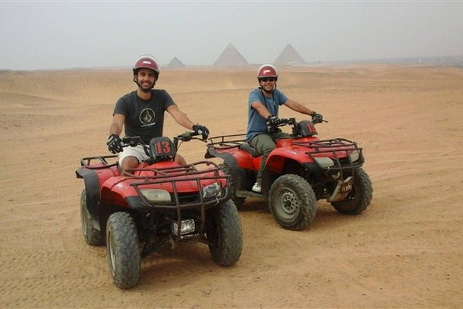 Private Quad Bike Ride Around Giza Pyramids Desert Safari Trip - Inclusions and Pickup Information