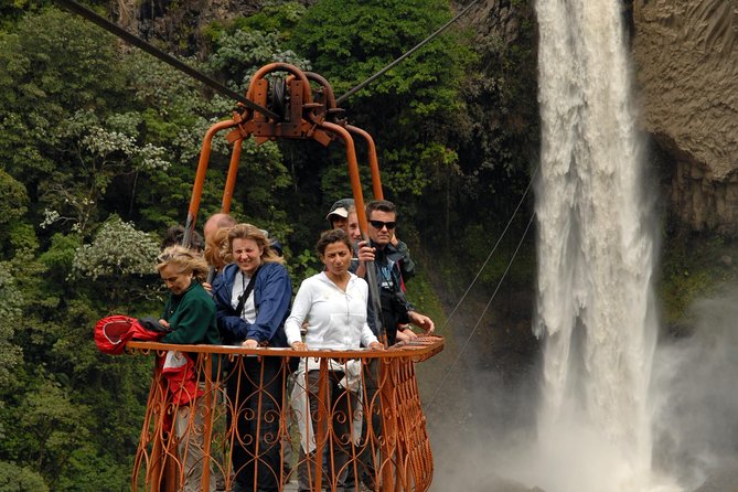 Quito to Baños Transfer in Fantasy Bus