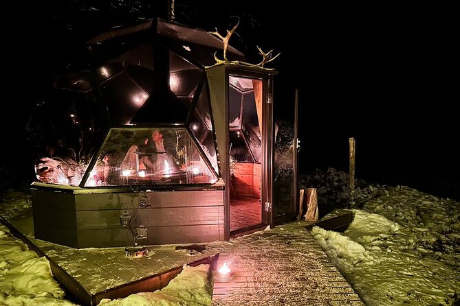 Romantic Glass Igloo Dinner Under Northern Lights - Private Transportation Details