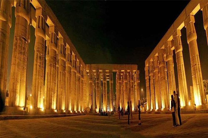 Sound and Light Show at KARNAK TEMPLE - Luxor, Egypt Location