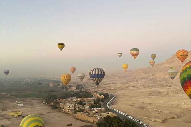 Sunrise Hot Air Balloon Soar Over Luxor. - VIP Pickup and Drop-off Service