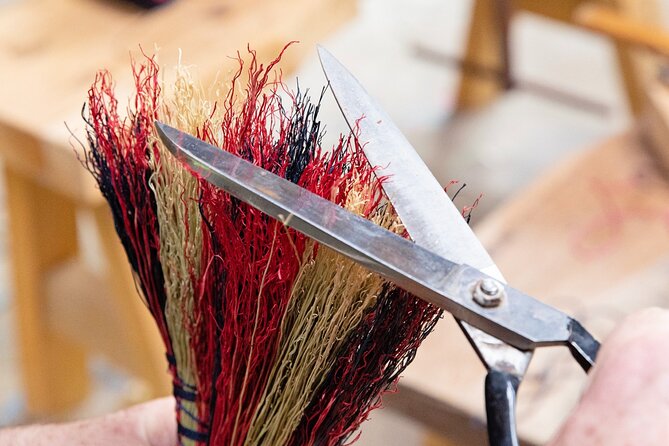 Traditional Workshop for Fireplace Sweeper Making - Amenities and Transportation Details