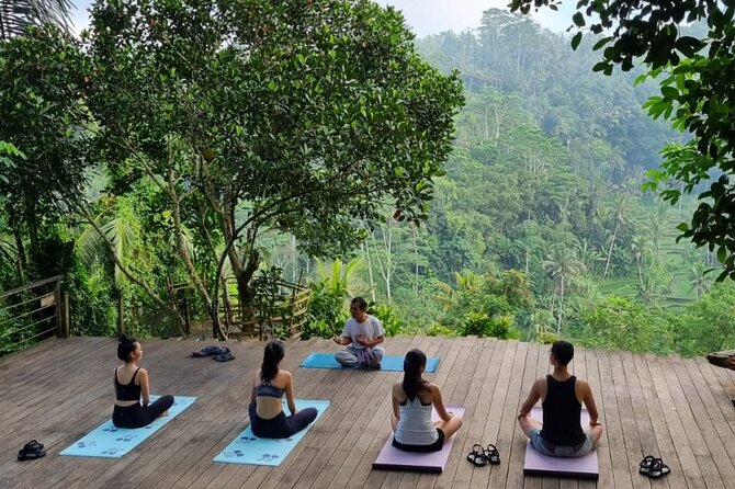 Ubud Yoga, Rice Terrace Walk and Floating Breakfast Tour - Inclusions