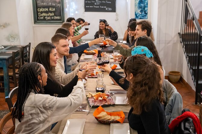 Ultimate Roman Dinner Party Food Tour With Guide - Alcoholic Beverages