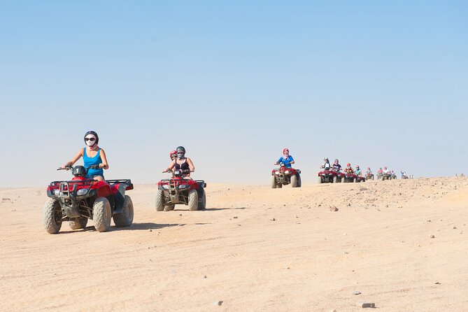 3 Hours ATV Safari, Camel Ride, 2 Hours Semi-submarine, and Parachute - Hurghada - Frequently Asked Questions