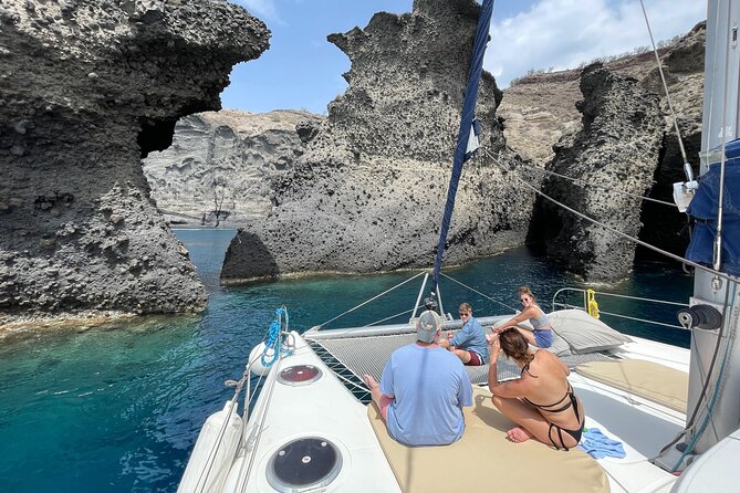 4 Days Private Catamaran Cruise 3 Cyclades Islands From Santorini - Day 2: Island #1 to Island #2