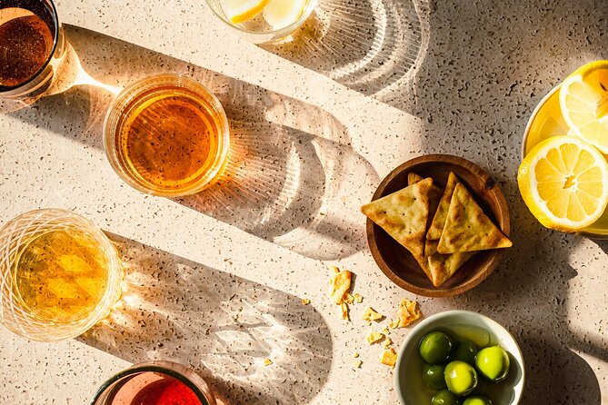 5 Spritz and Food Tastings and at Authentic Neapolitan Bar - Menu Highlights