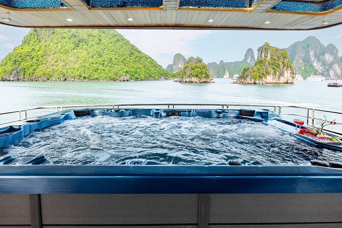 Arcady Premium Cruise Halong Bay Day Tour With Jacuzzi & Transfer - Inclusions and Exclusions