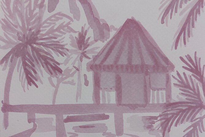 Art Class on How to Paint With Red Wine - ONLINE Experience - Online Experience Access