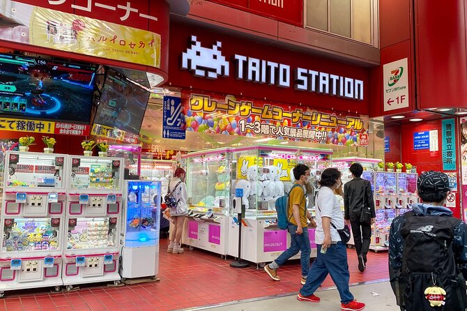 Claw Machine Tour in Tokyo - Location Details