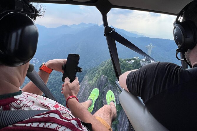 Flying in a Helicopter Without the Doors - Cristo Redentor RJ - Safety Protocols and Accessibility