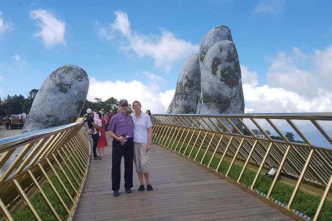 GOLDEN BRIDGE via CABLE CAR From TIEN SA or CHAN MAY Port - Start Time and Logistics