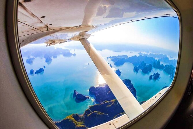 Halong Bay Heritage 1 Day Tour With Scenic Sky Seaplane & Cruise