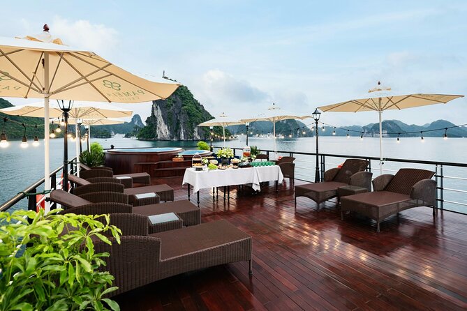 Pamela Halong 5 Star Day Cruise With Jacuzzi and Buffet Lunch