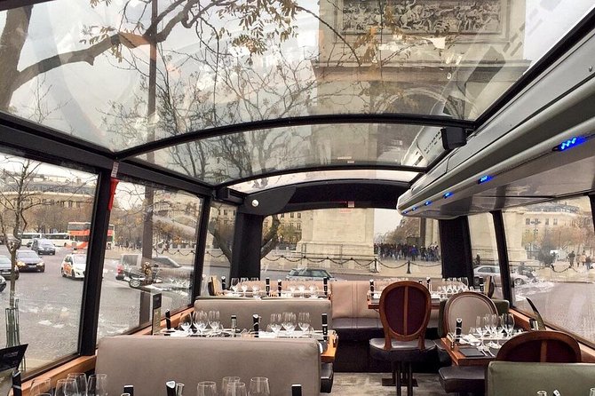 PARIS : Gourmet Lunch by Luxury Bus in the Capital of Love - Paris Landmarks Discovery