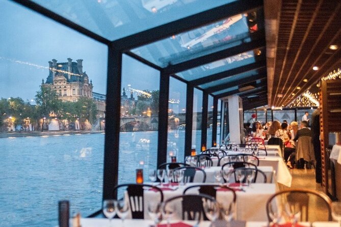 Paris Menu Dinner Night Cruise-Bateaux Parisien - Likely to Sell Out Information