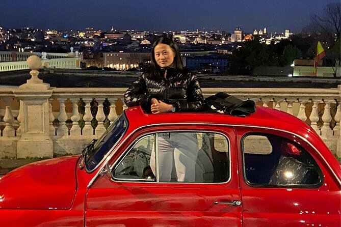 Private: 2 Hour Evening Tour of Rome Aboard a Vintage Fiat 500 - Tour Details