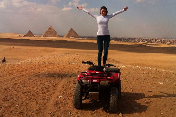 Private Quad Bike Ride Around Giza Pyramids Desert Safari Trip - Confirmation and Accessibility