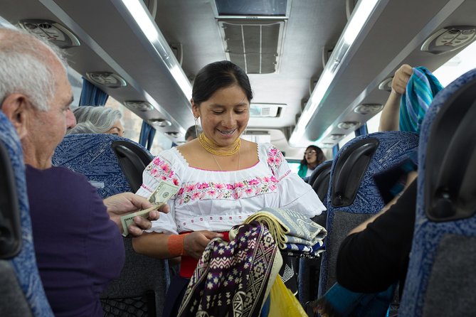 Quito to Otavalo Transfer in Fantasy Bus - Pick-up Options
