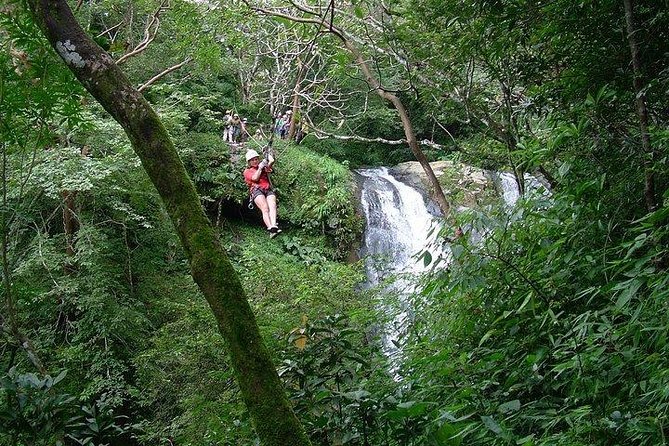 Shore Excursion Zipline Over 11 Waterfalls /Caldera Port