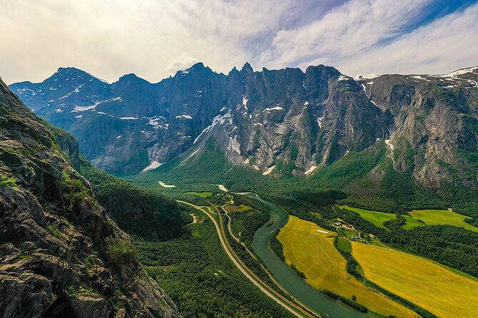 The Golden Train on Rauma Railway in Romsdalen - Stunning Nature Views