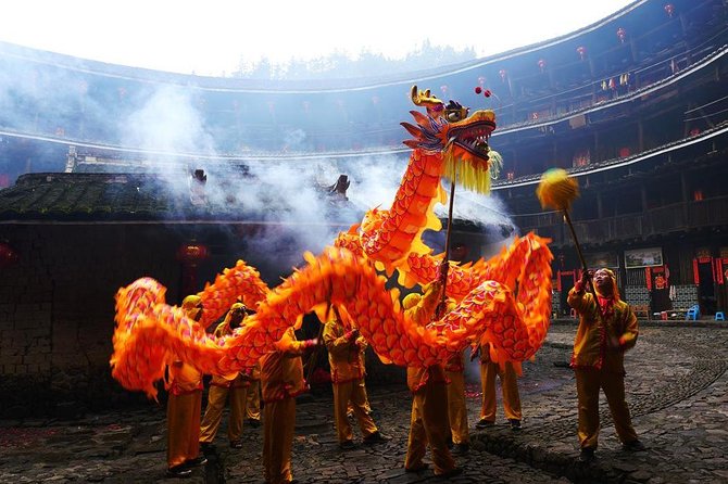 Tianluokeng Tulou and Taxia Village Private Day Tour From Xiamen With Lunch - Itinerary Overview