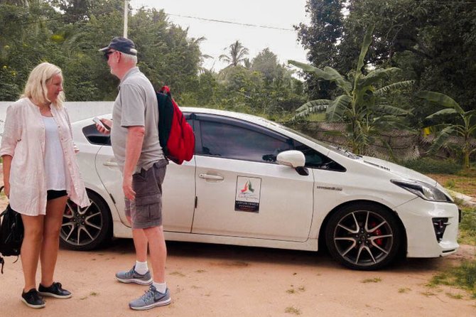 Transfer Between Colombo Airport and Underneath the Mango Tree Resort, Dikwella - Transfer Details