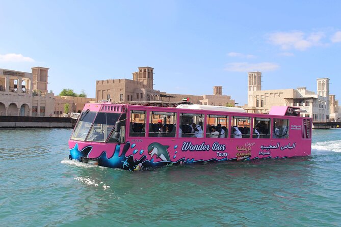 Wonder Bus Dubai Sea and Land Adventure Tours - Booking Information