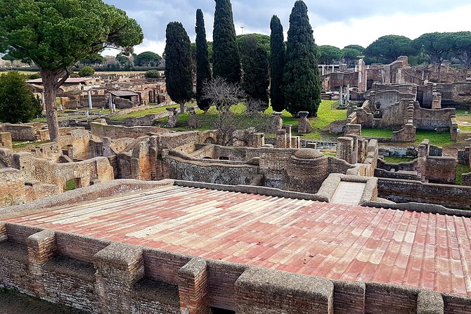 ArchaeoPark of Ancient Ostia in Mini Cooper Classic Cabrio - Alcoholic Beverages Availability