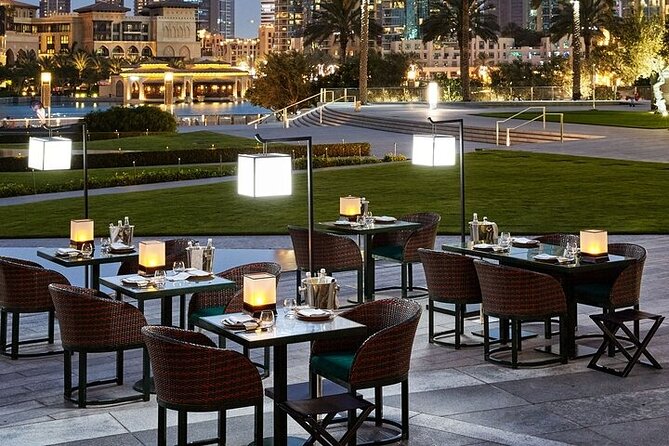 Dinner at Armani Hotel in Burj Khalifa Dubai With Transfer Option - Timing and Capacity