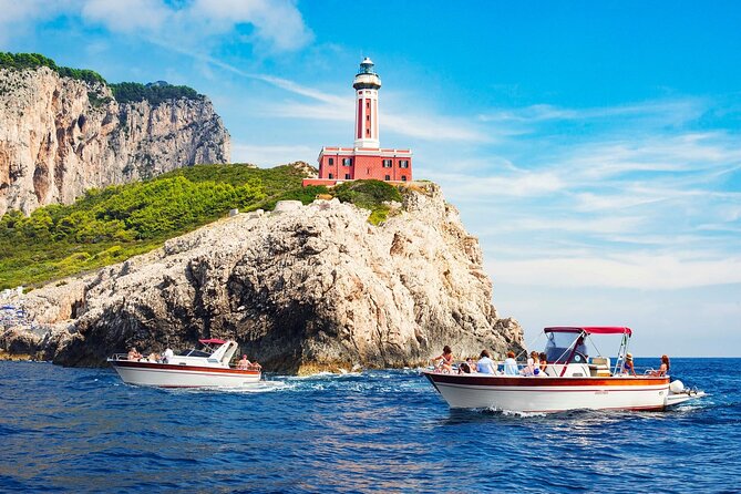 From SORRENTO: Stunning Capri! Full Day in a Private Boat - Important Notes
