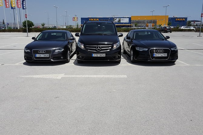 From Volos to Athens Airport / Athens / Piraeus Private Transfer - Amenities and Vehicle Details
