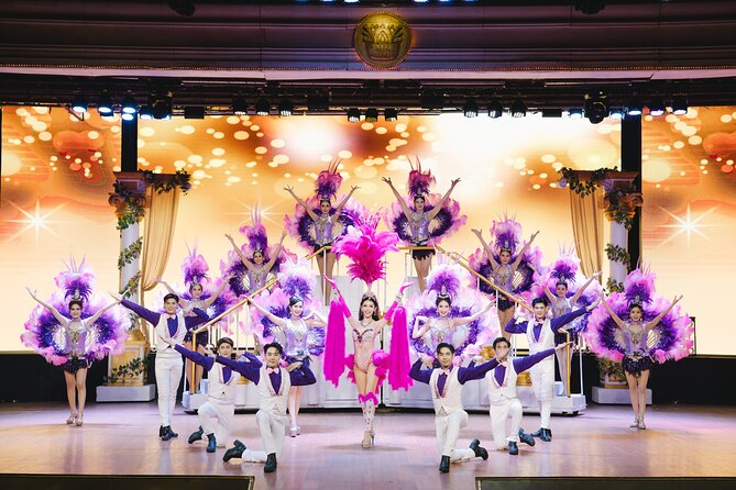 Glamour Golden Dome Cabaret Show Admission Ticket in Bangkok - Frequently Asked Questions