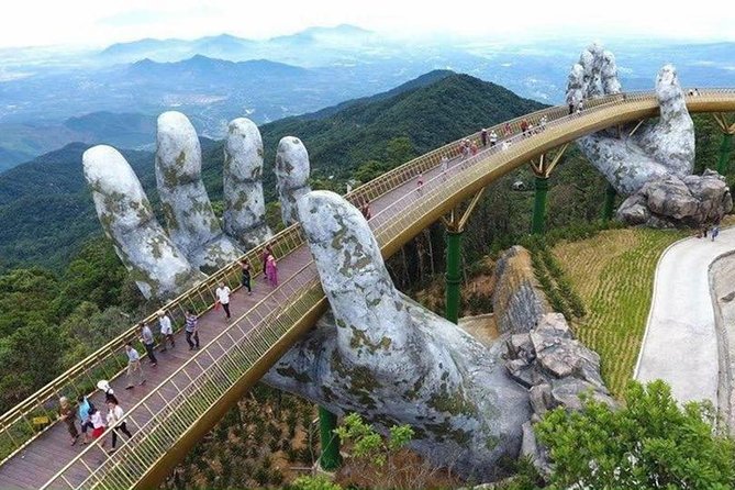 GOLDEN BRIDGE & BA NA HILLS via CABLE CAR From DA NANG or HOI an - Inclusions