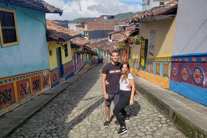 Guatape Town With El Penol Giant Rock