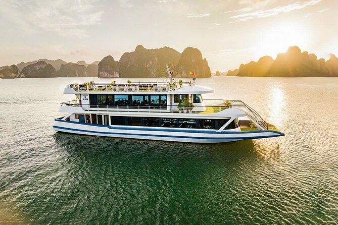 Halong Bay Luxury Day Cruise With Buffet Lunch & Sunset Party - Frequently Asked Questions