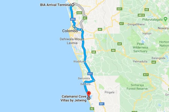 Private Taxi From Sri Lanka Airport (Cmb-Bia) to Calamansi Cove Ahungalla - What to Expect