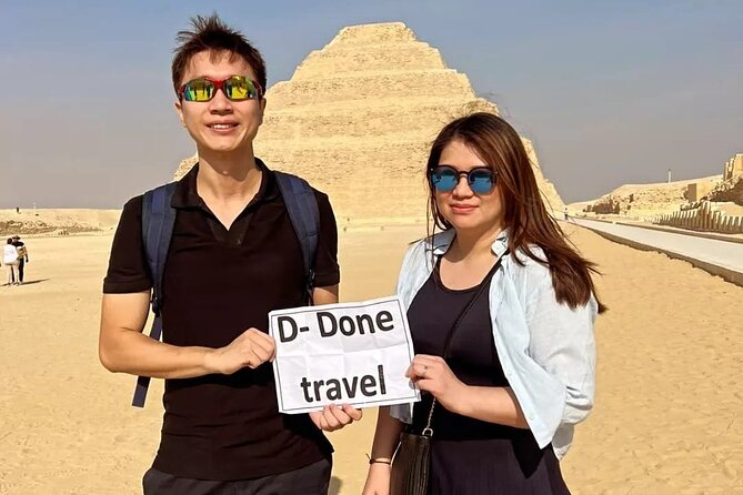 Private Tour at Pyramids of Giza , Sphinx , Memphis and Saqqara - Pickup and Transportation