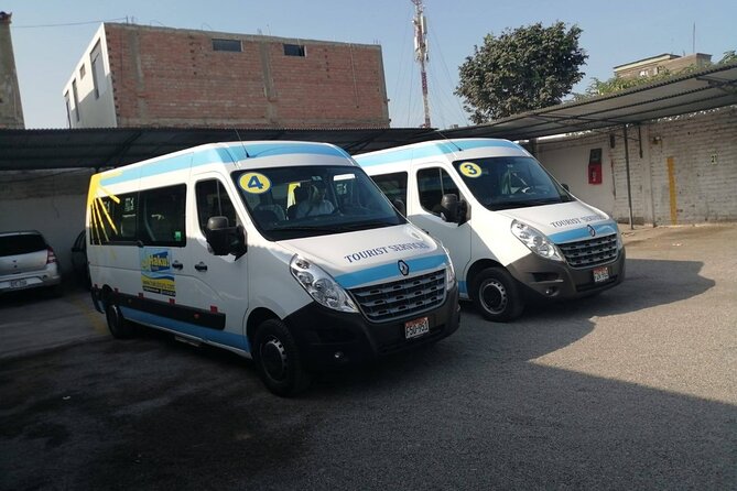 Private Transport: Lima - Paracas - Ica Full Day - Service Inclusions