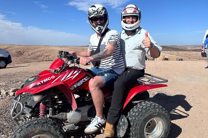 Quad Bike, Romantic Dinner in Agafay Sunset With Fire Show - Pickup and Dropoff Information