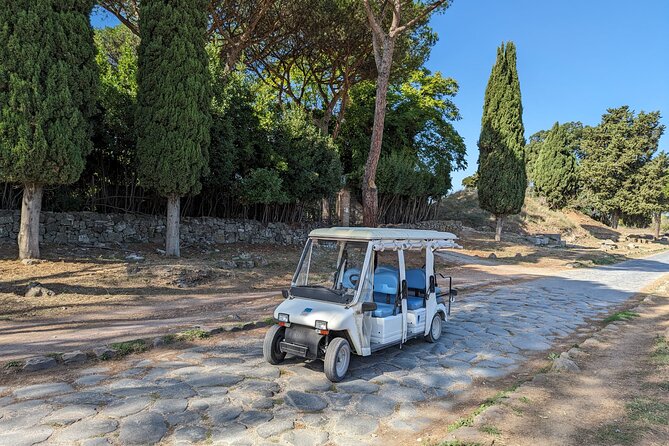 Rome: Appian Way Golf Cart Charter With Driver - Private - End Point Information